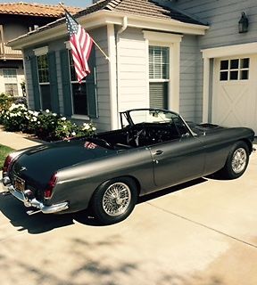 1963 Gray MG MGB Convertible