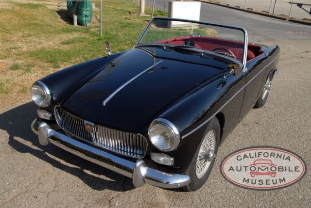 1963 Black MG Midget Convertible