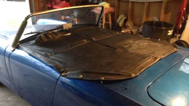 1963 Blue MG Midget Convertible