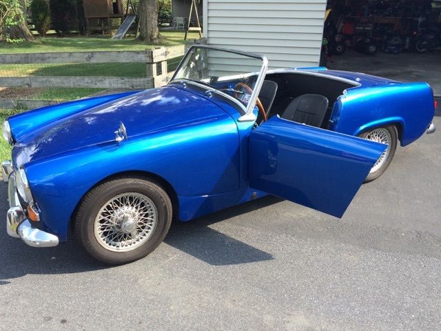 1963 Blue MG Midget Convertible