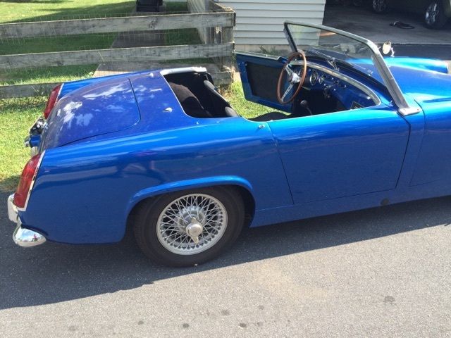 1963 Blue MG Midget Convertible