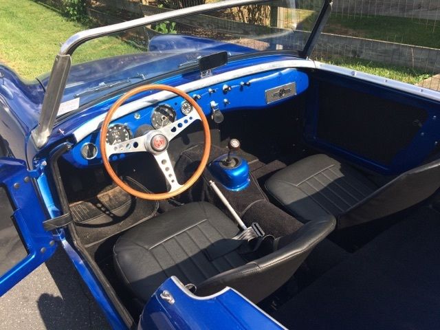 1963 Blue MG Midget Convertible