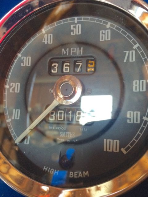 1963 Blue MG Midget Convertible