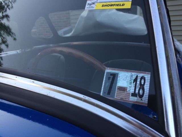 1963 Blue MG Midget Convertible