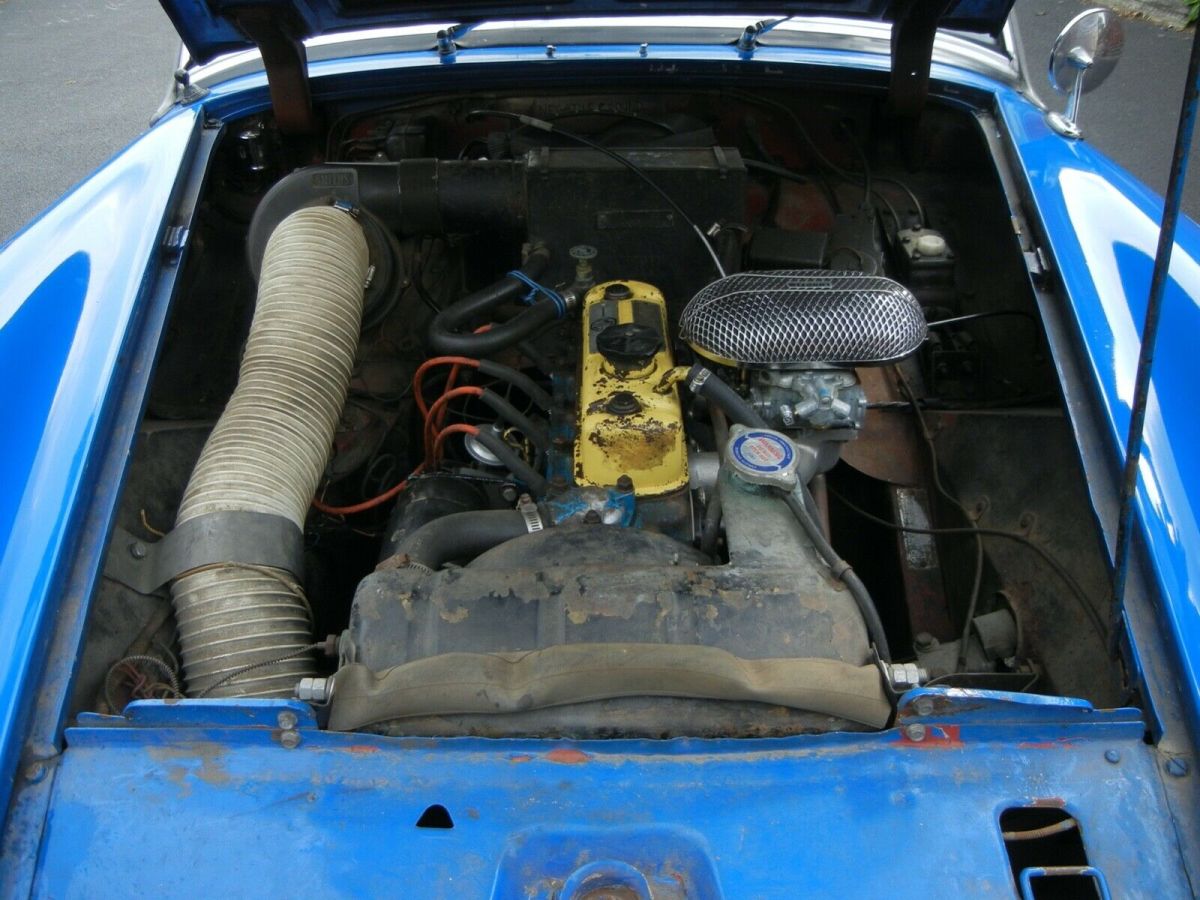 1963 Blue MG Midget Convertible