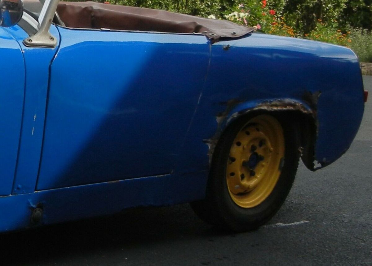1963 Blue MG Midget Convertible