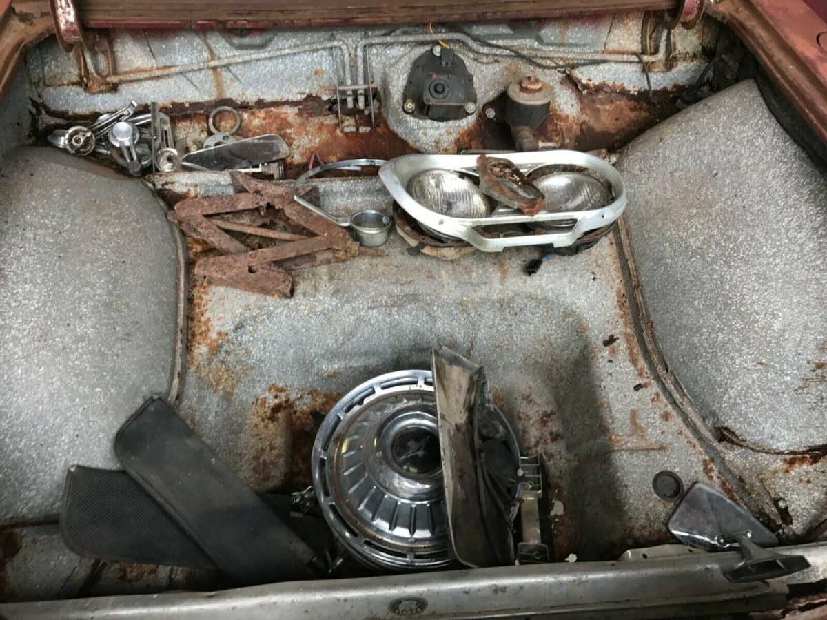 1963 Red Chevrolet Corvair Coupe