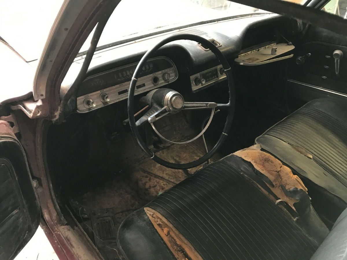 1963 Red Chevrolet Corvair Coupe