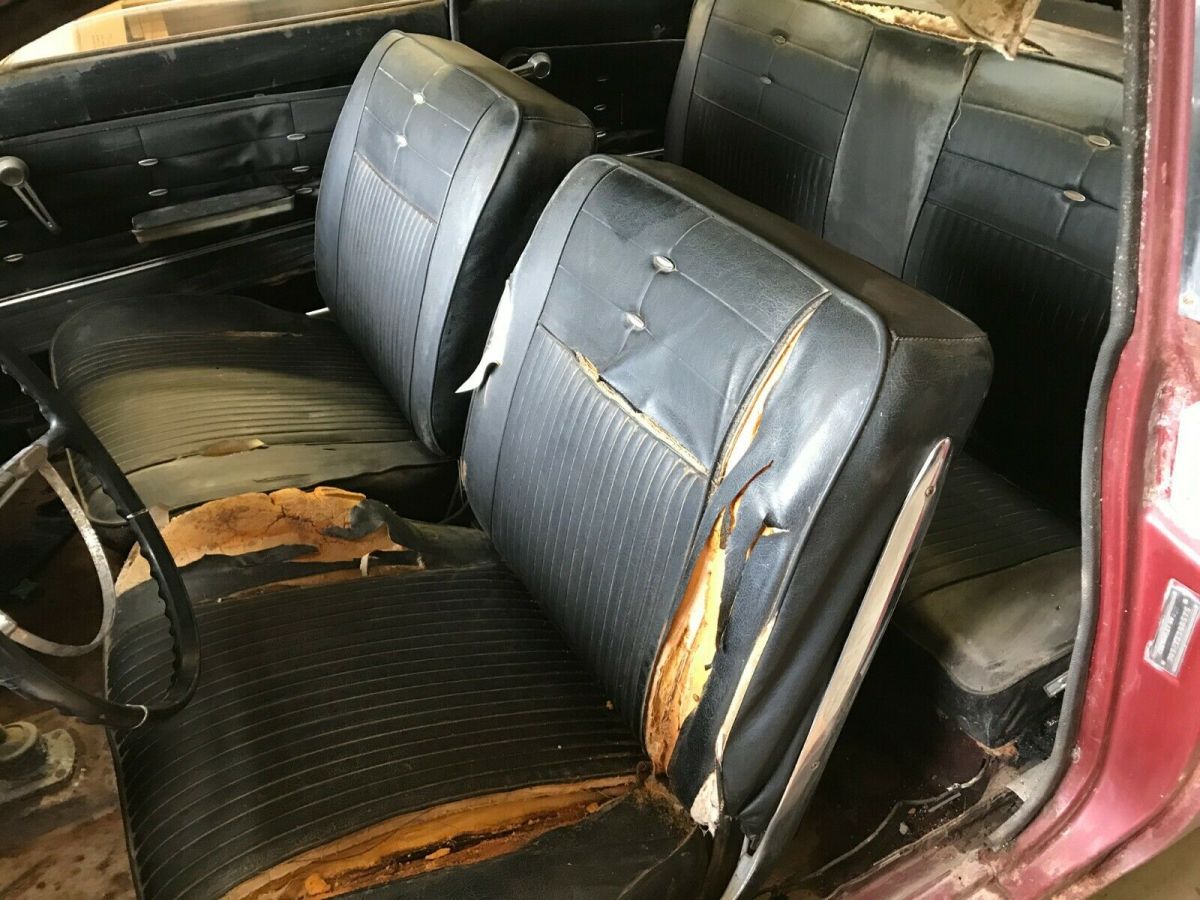 1963 Red Chevrolet Corvair Coupe