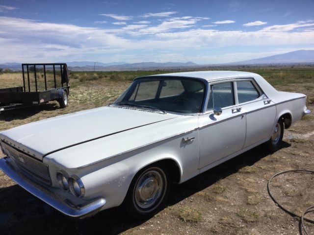 1963 White Chrysler Newport Four door