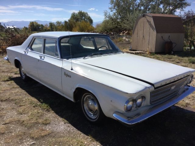 1963 White Chrysler Newport Four door