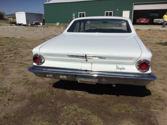 1963 White Chrysler Newport Four door
