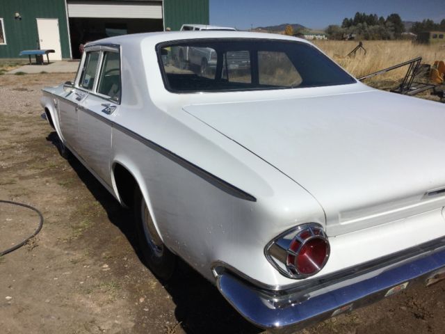 1963 White Chrysler Newport Four door