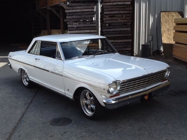 1963 White Chevrolet Nova Coupe