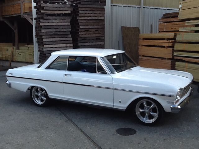 1963 White Chevrolet Nova Coupe
