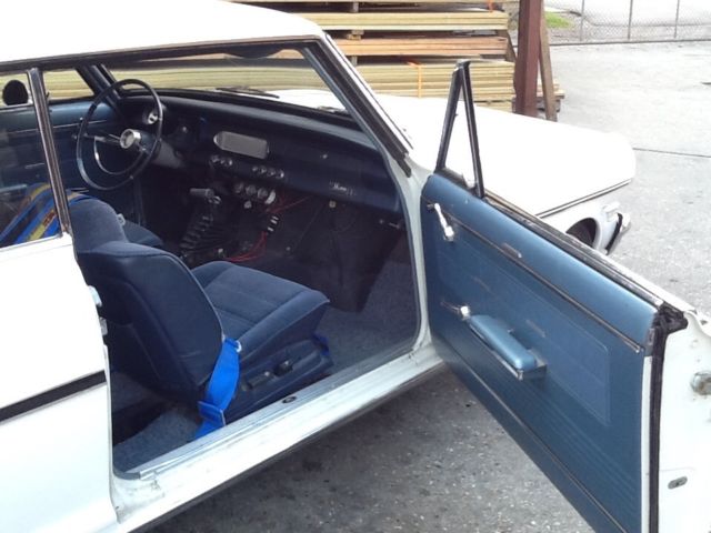 1963 White Chevrolet Nova Coupe