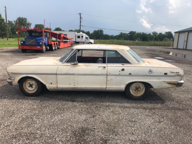 1963 White Chevrolet Nova Coupe