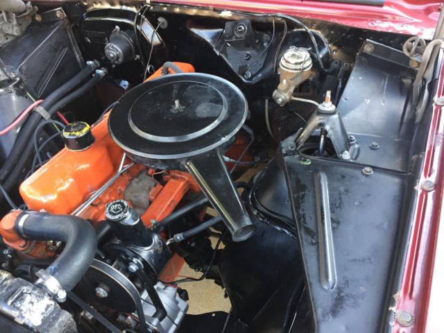 1963 Red Chevrolet Nova Convertible