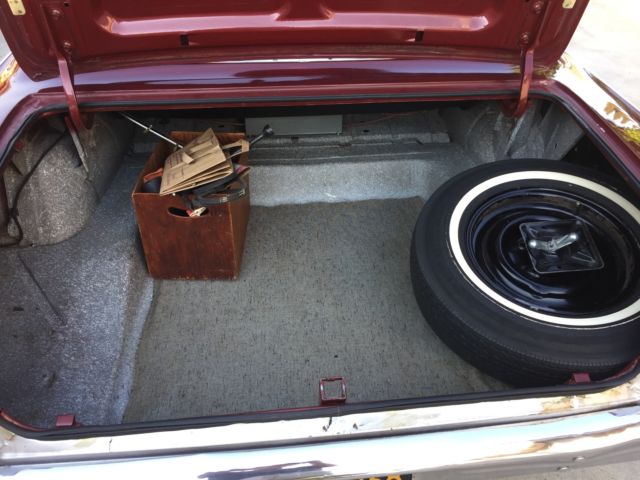 1963 Red Chevrolet Nova Convertible