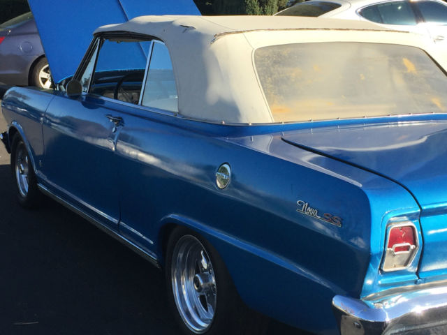 1963 Red Chevrolet Nova Convertible