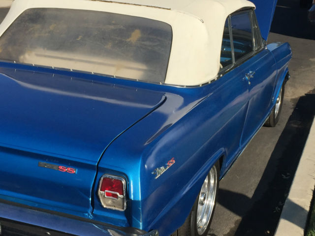 1963 Red Chevrolet Nova Convertible