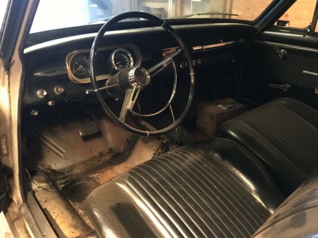 1963 White Chevrolet Nova Convertible