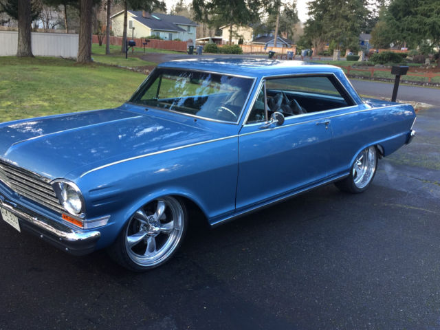 1963 Blue Chevrolet Nova 2 Door Hardtop