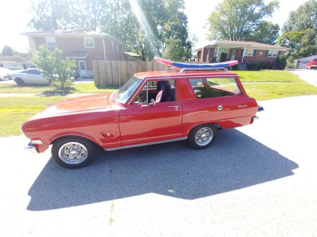 1963 Red Chevrolet Nova Wagon