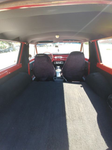 1963 Red Chevrolet Nova Wagon