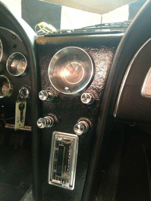 1963 Silver Chevrolet Corvette Convertible