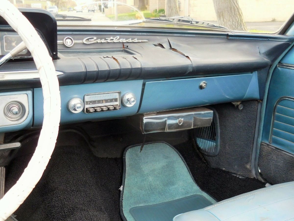 1963 Blue Oldsmobile Cutlass Convertible