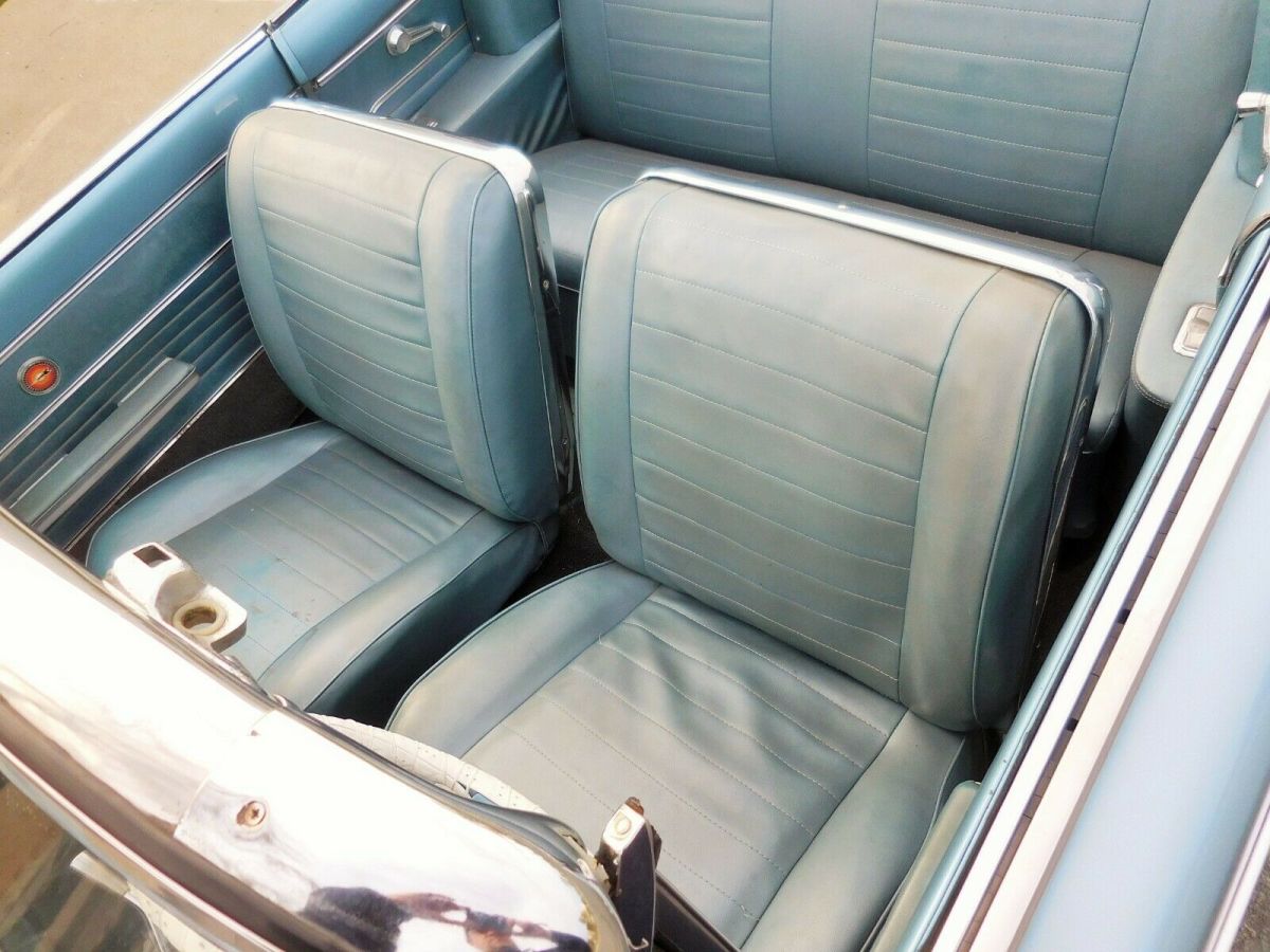 1963 Blue Oldsmobile Cutlass Convertible