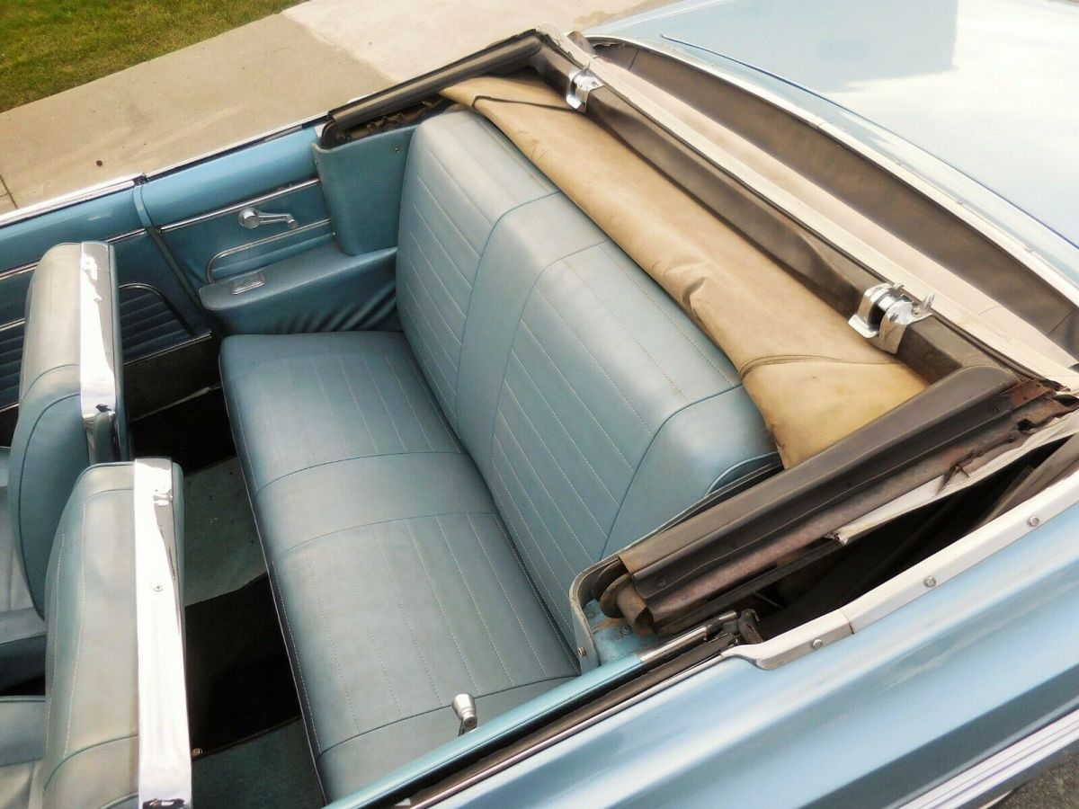 1963 Blue Oldsmobile Cutlass Convertible