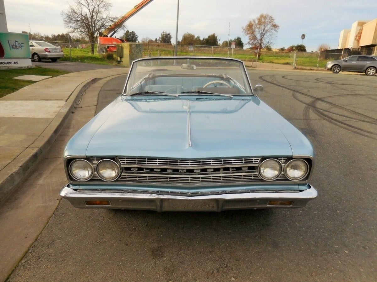 1963 Blue Oldsmobile Cutlass Convertible