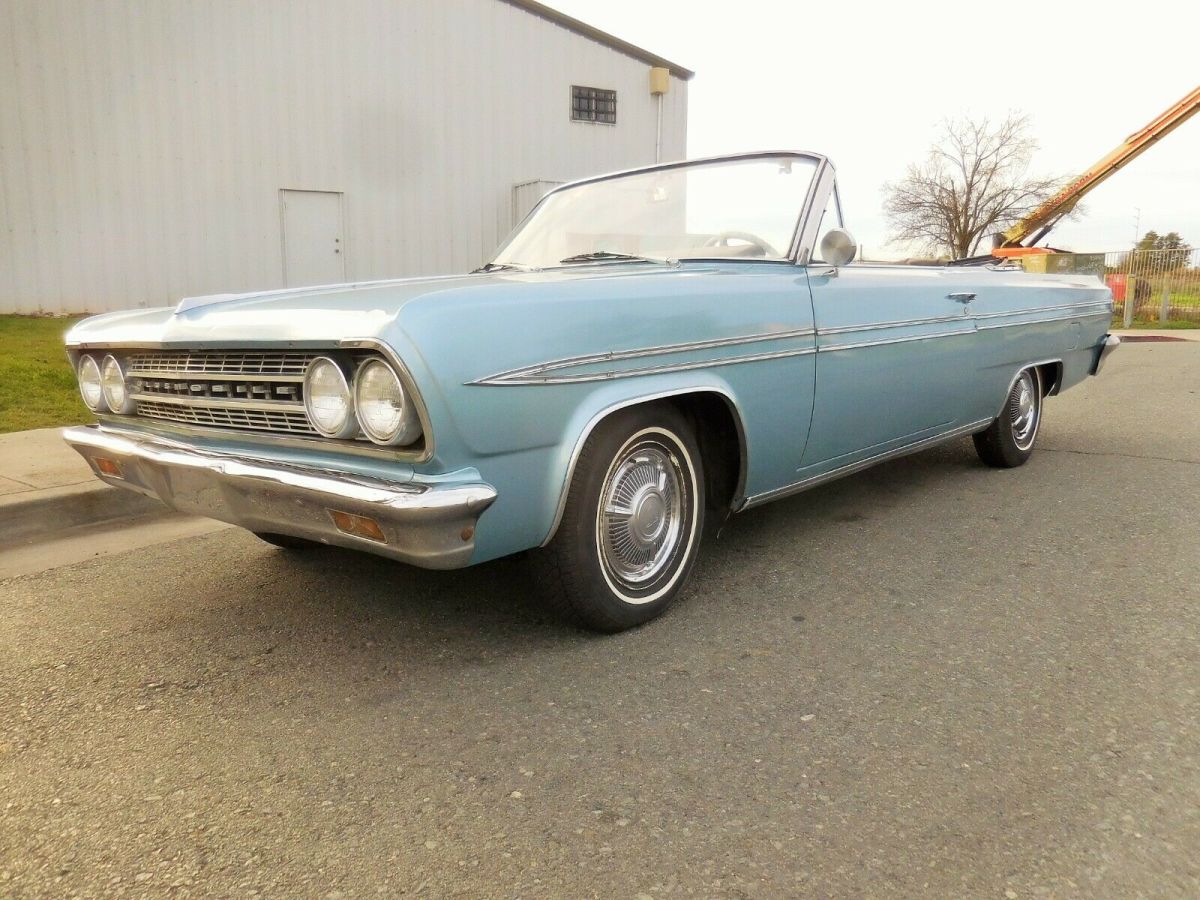 1963 Blue Oldsmobile Cutlass Convertible