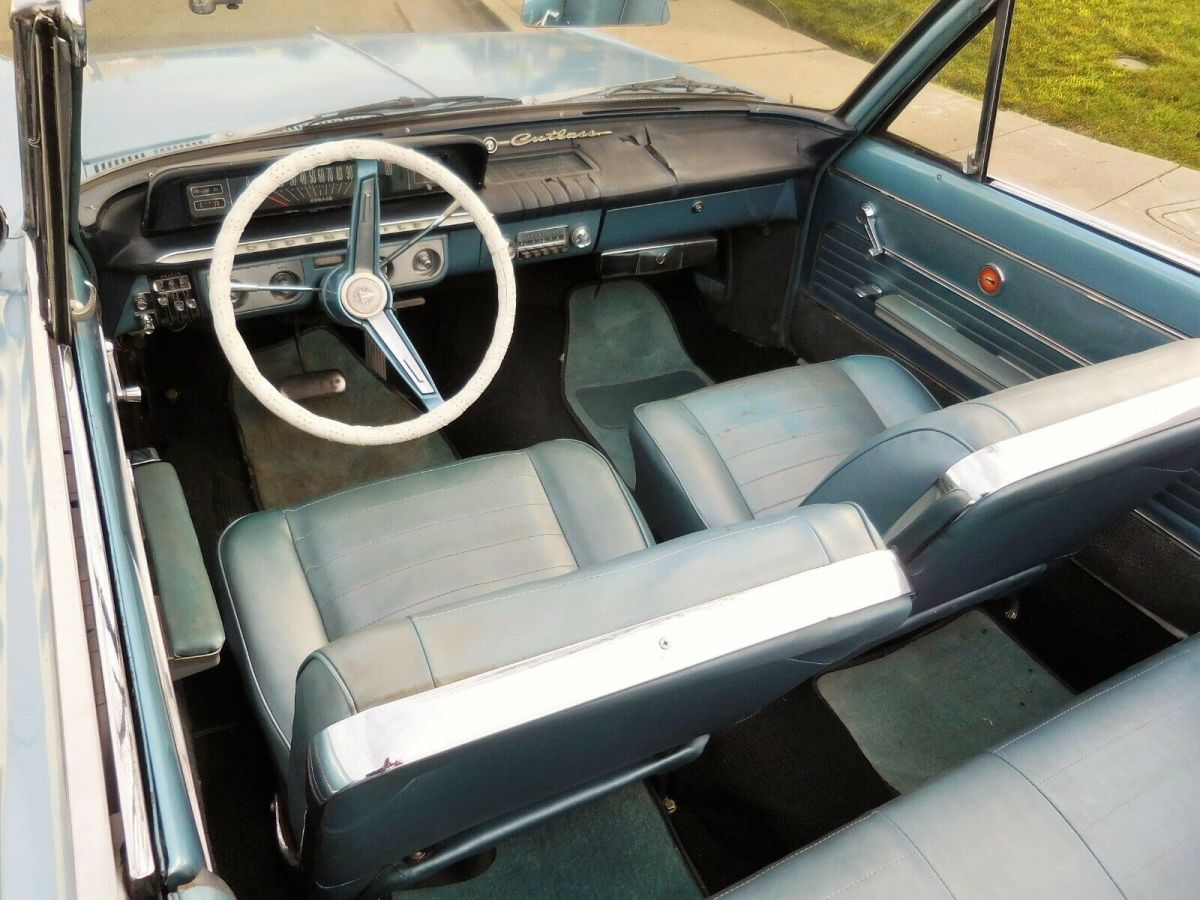 1963 Blue Oldsmobile Cutlass Convertible