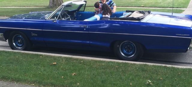1963 Blue Oldsmobile Cutlass Convertible