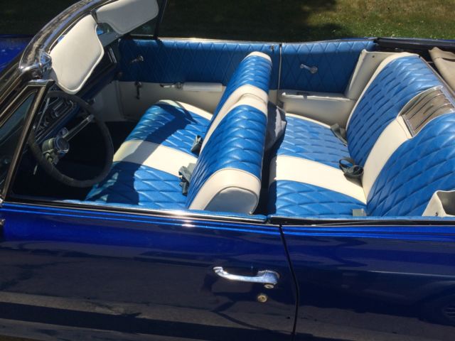 1963 Blue Oldsmobile Cutlass Convertible