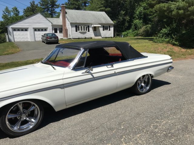 1963 White Plymouth Fury Convertible