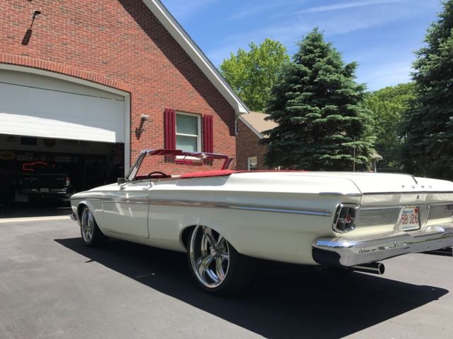 1963 White Plymouth Fury Convertible
