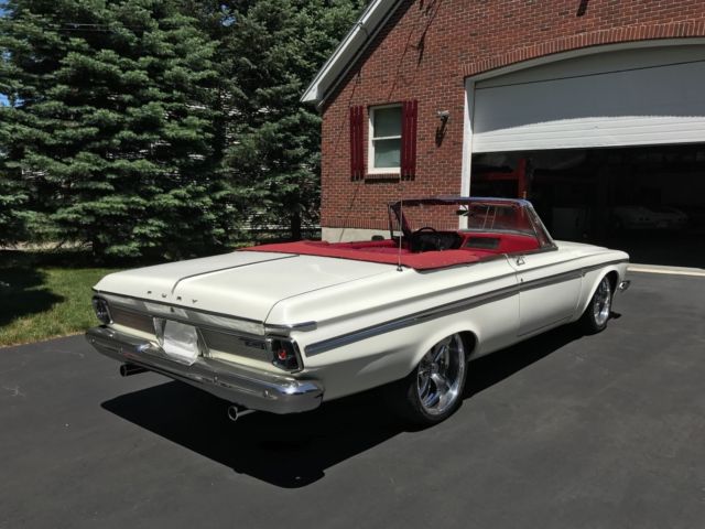 1963 White Plymouth Fury Convertible