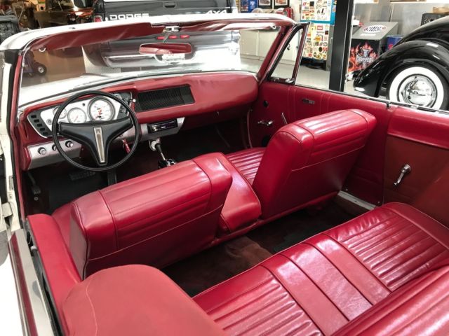 1963 White Plymouth Fury Convertible