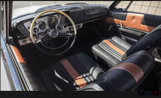 1963 White Plymouth Fury Convertible