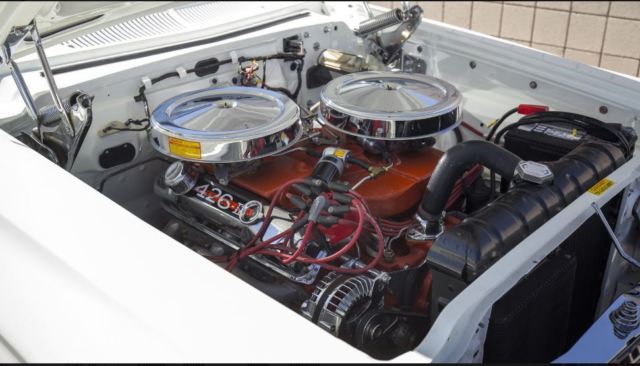 1963 White Plymouth Fury Convertible