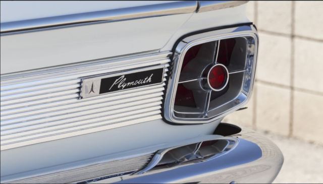 1963 White Plymouth Fury Convertible