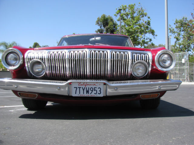 1963 Red Dodge Polara Coupe