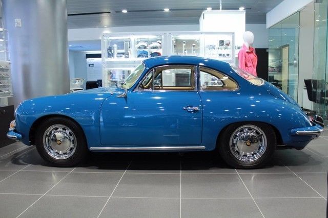 1963 Blue Porsche 356 Carrera 2 Coupe