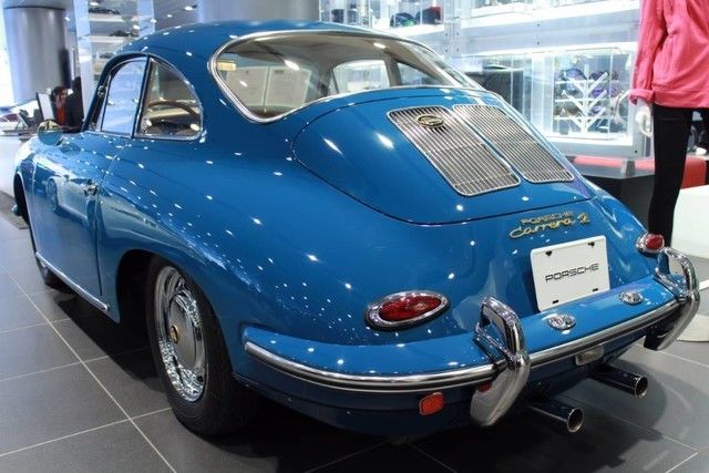 1963 Blue Porsche 356 Carrera 2 Coupe