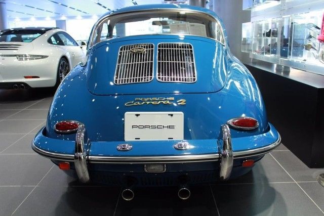 1963 Blue Porsche 356 Carrera 2 Coupe