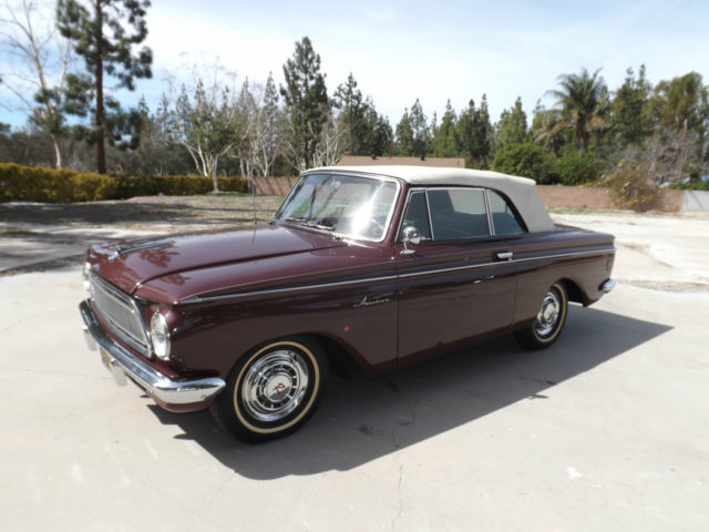 1963 Burgundy AMC 440 CONVERTIBLE Convertible